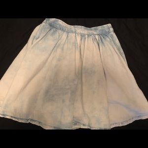 Blue Denim Charlotte Russe Skirt